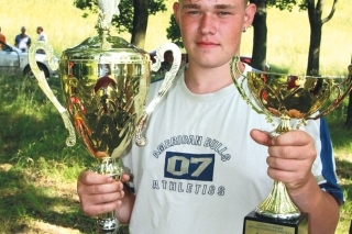 Víťaz hlavnej kategórie - Tomáš Búri z Tekovskej Breznice.